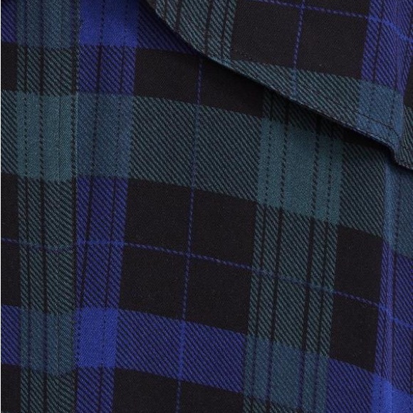 Torrid Plaid Double-Breasted Trench Jacket / Dress size 2 - Picture 3 of 15